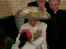  O Papa Bento XVI em León