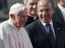  Bento XVI e Felipe Calderón