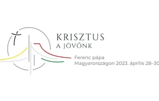 Logomarca da viagem do Papa Francisco à Hungria