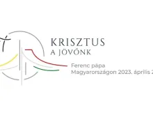 Logomarca da viagem do Papa Francisco à Hungria