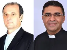 Padre Edgar Xavier Ertl, novo bispo de Palmas-Francisco Beltrão (PR), e Padre Hélio Pereira dos Santos, novo Bispo auxiliar de Salvador (BA).