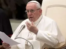 Papa Francisco durante Audiência Geral