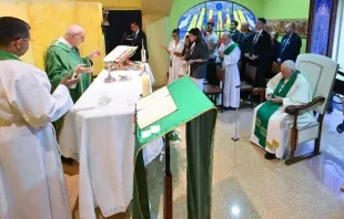 O Papa Francisco consolou os familiares de Christine, uma catequista que veio a Lisboa para participar na #JMJ2023 e morreu.