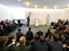 Papa Francisco conversa com os Jesuítas em Lisboa
