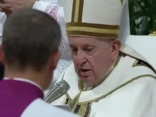 Papa Francisco na missa de aniversário do Concílio