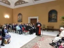 O papa Francisco participa de conferência sobre Pacto Global pela Educação