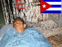 Agustín Cervantes em greve de fome