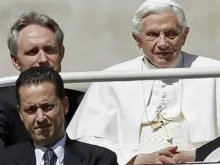   Paolo Gabriele, na parte inferior da foto (Reuters)