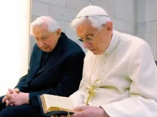 Georg Ratzinger e seu irmão Bento XVI