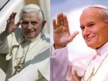 Papa Bento XVI e Beato Papa João Paulo II