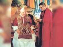   Dom Loris Francesco Capovilla junto ao Beato João XXIII