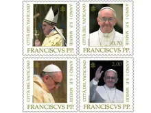 Selos dedicados ao Papa Francisco.