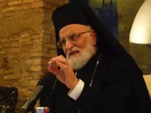 Patriarca grego católico Gregorios III Laham.