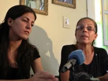 Rosa María Payá e sua mãe Ofelia Acevedo