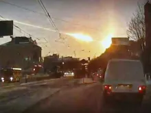 O meteorito que caiu na Rússia (captura youtube)