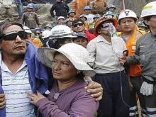 Alguns dos mineiros resgatados