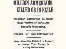 Artigo de 15 de dezembro de 1915 no New York Times, denunciando o genocídio