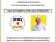 "Um santinho por uma intenção"