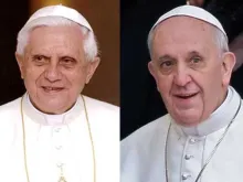 Bispo emérito de Roma Bento XVI e Papa Francisco