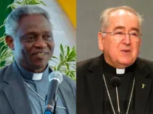 Cardeais Turkson e Rylko (fotos Grupo ACI)