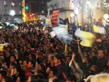 Vigília pelo Papa em Buenos Aires