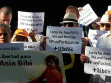 Protesto pela liberação da Asia Bibi