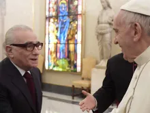 Martin Scorsese e o Papa Francisco 