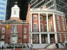 Igreja Nossa Senhora do Rosário, que abriga o Santuário Seton em Nova York.