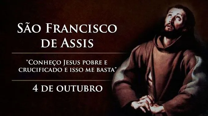 Hoje é celebrado são Francisco de Assis, exemplo de pobreza, harmonia e paz