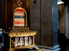 A relíquia do manto de São José na basílica de São José al Trionfale em Roma